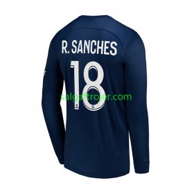 Paris Saint-Germain PSG R.Sanches 18 Fodboldtrøjer Hjemmebanesæt 2022/23 Langærmet